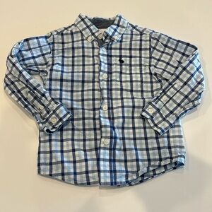 Gymboree Plaid Button Down Shirt Size 3T